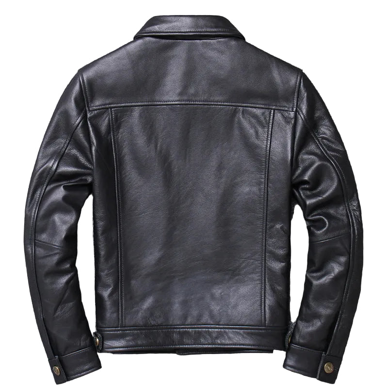Men's Genuine Leather Motorcycle Jacket