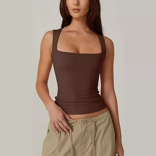 Square-Neck Slim Tank