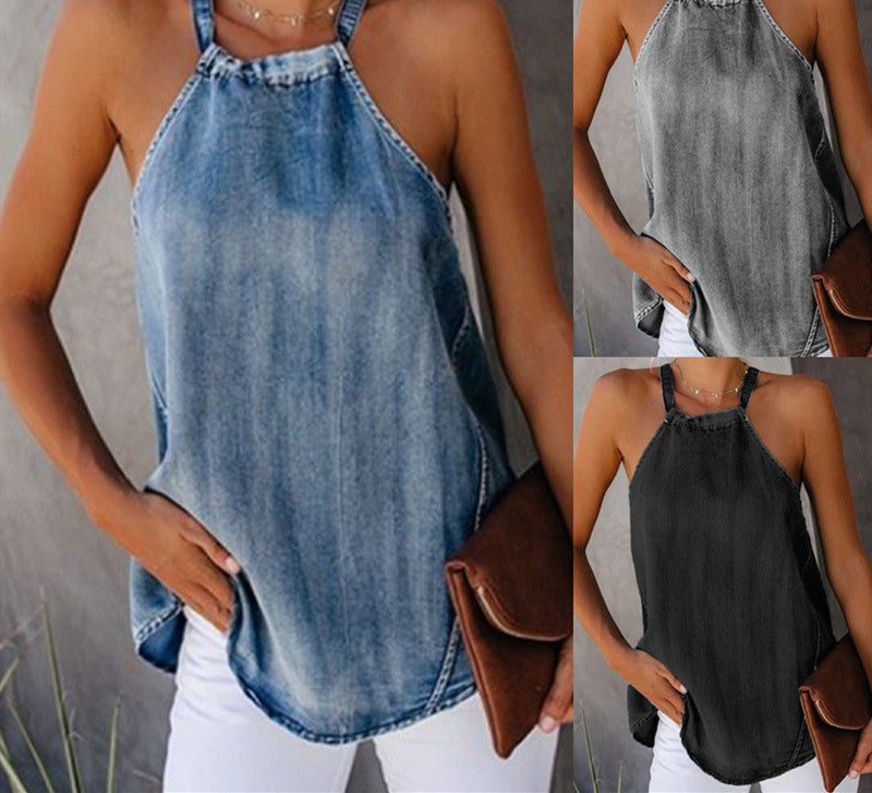 Denim Tank Top