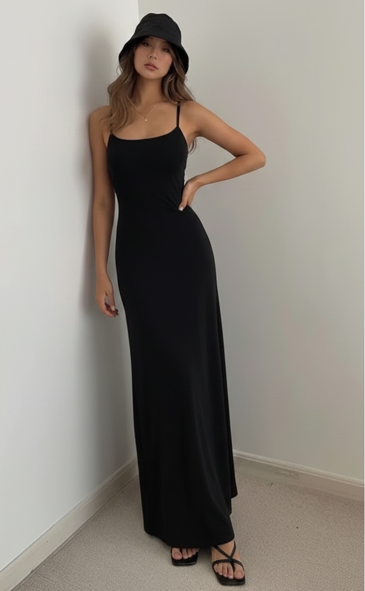 Slim-Fit Camisole Dress