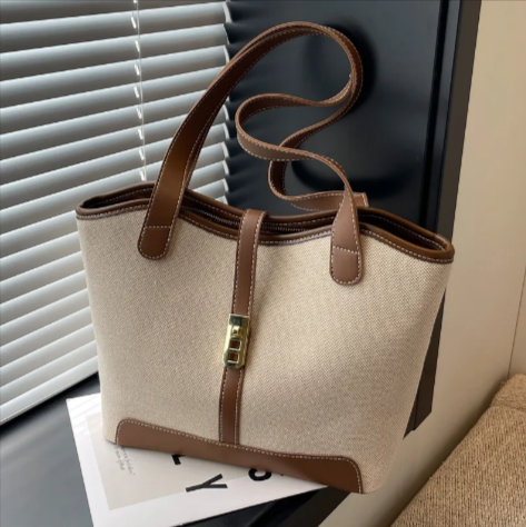Vintage Large-Capacity Tote