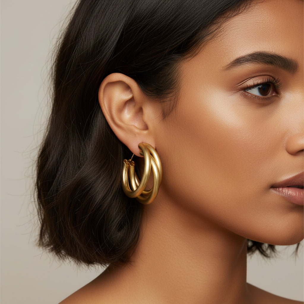 Vintage Style Geometric Earrings