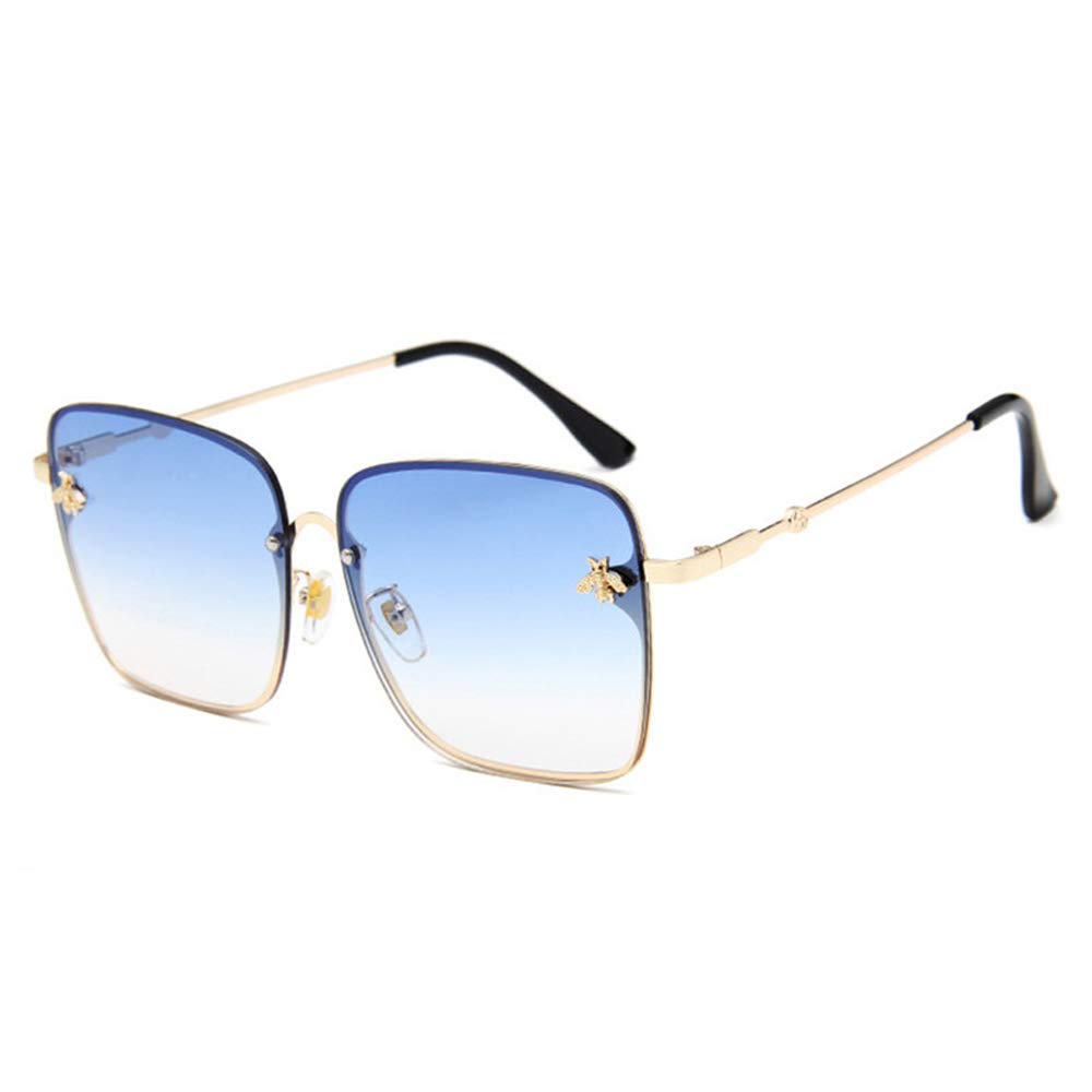 CdyBox Oversized Gradient Square-Bee Sunglasses