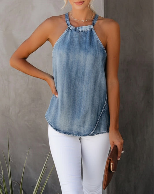 Denim Tank Top