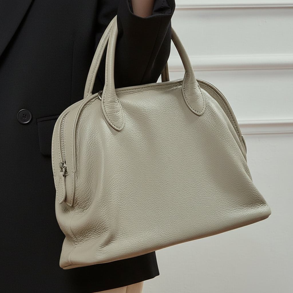 Retro Leather Tote