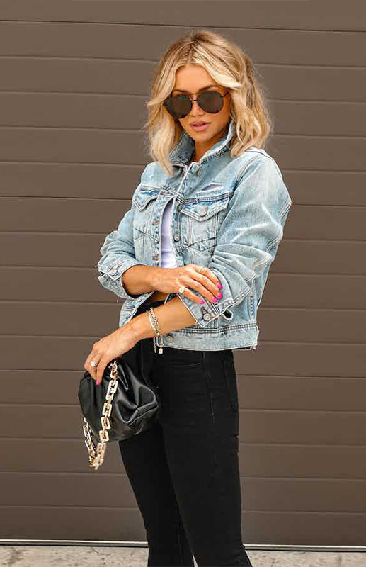 Cropped Denim Jacket