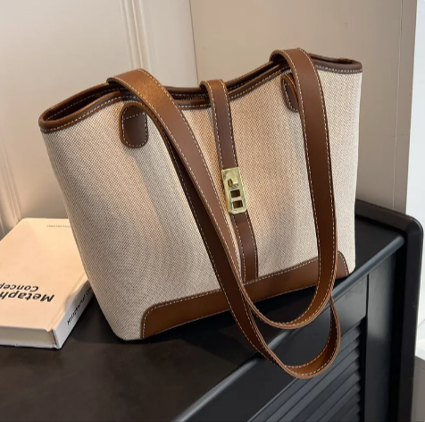 Vintage Large-Capacity Tote