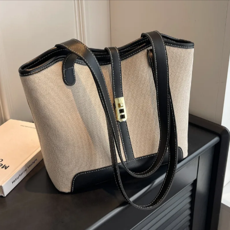 Vintage Large-Capacity Tote