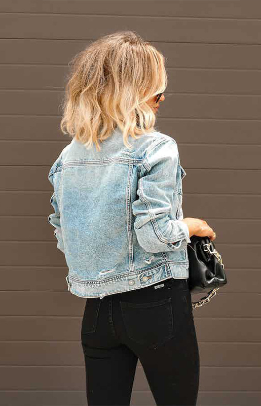 Cropped Denim Jacket