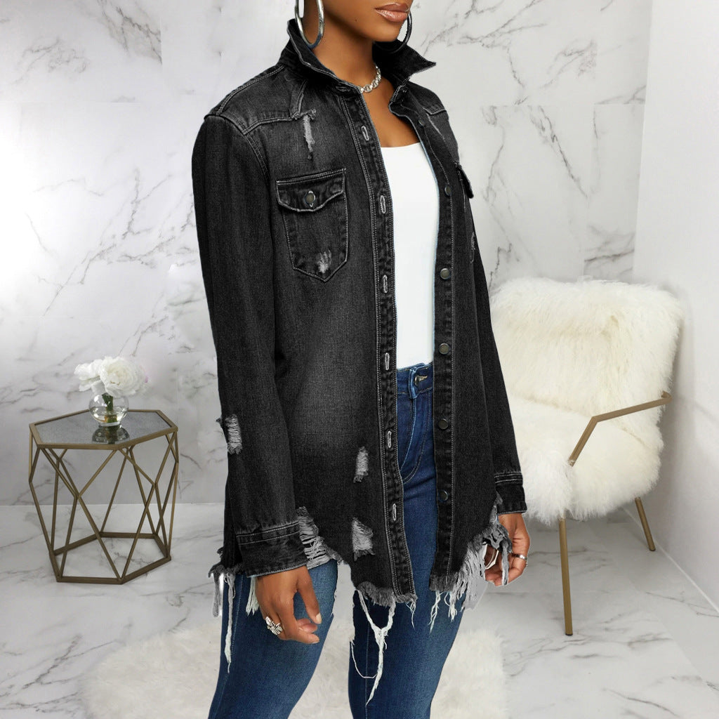 Shreds Ripped Denim Jacket