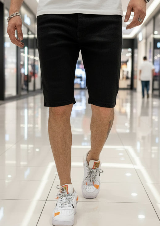 Fevre Ripped Denim Shorts