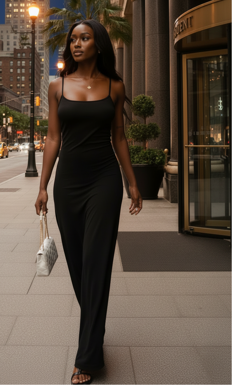 Slim-Fit Camisole Dress