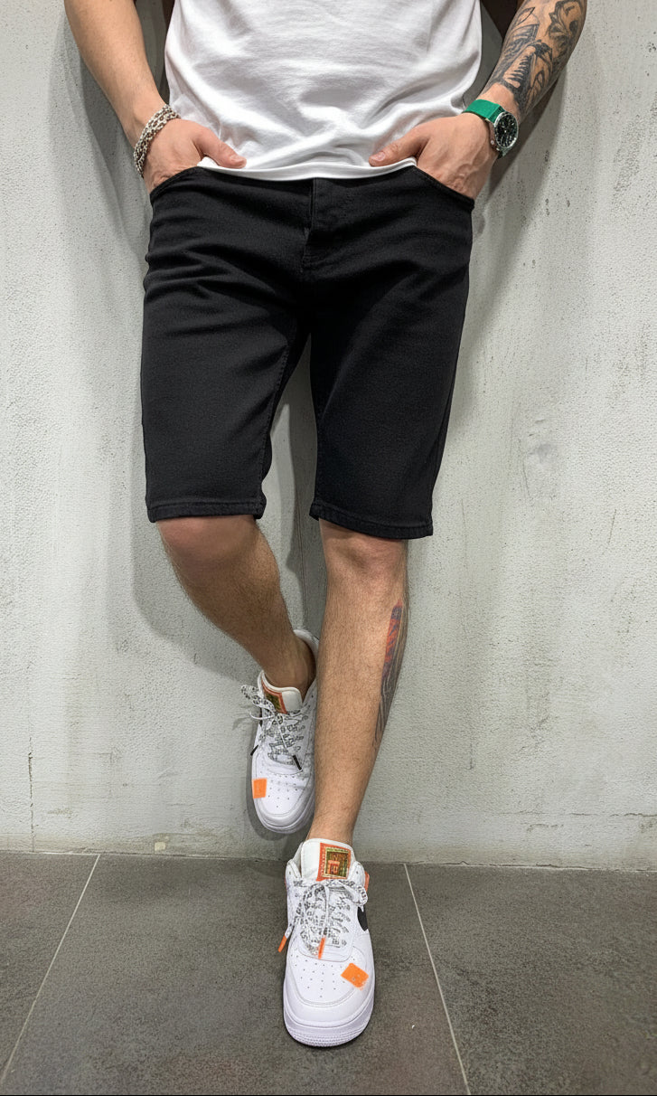 Fevre Ripped Denim Shorts