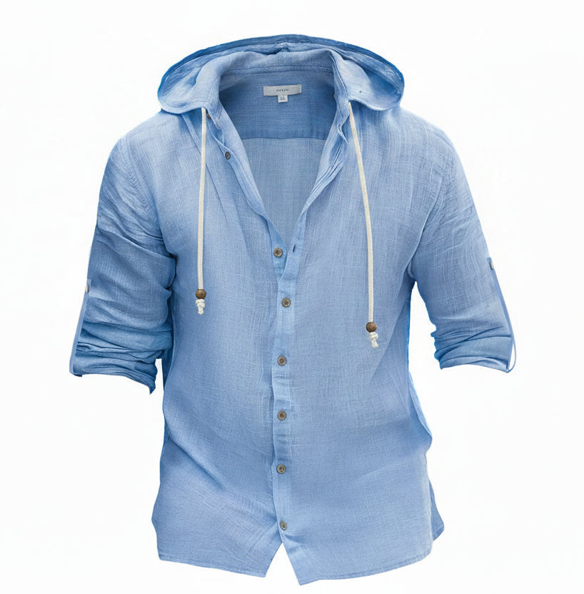 OYOZONE Pure Linen Men's Long Sleeve