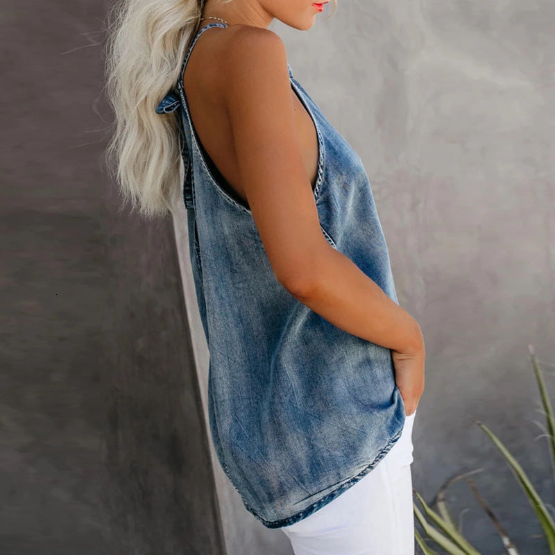 Denim Tank Top